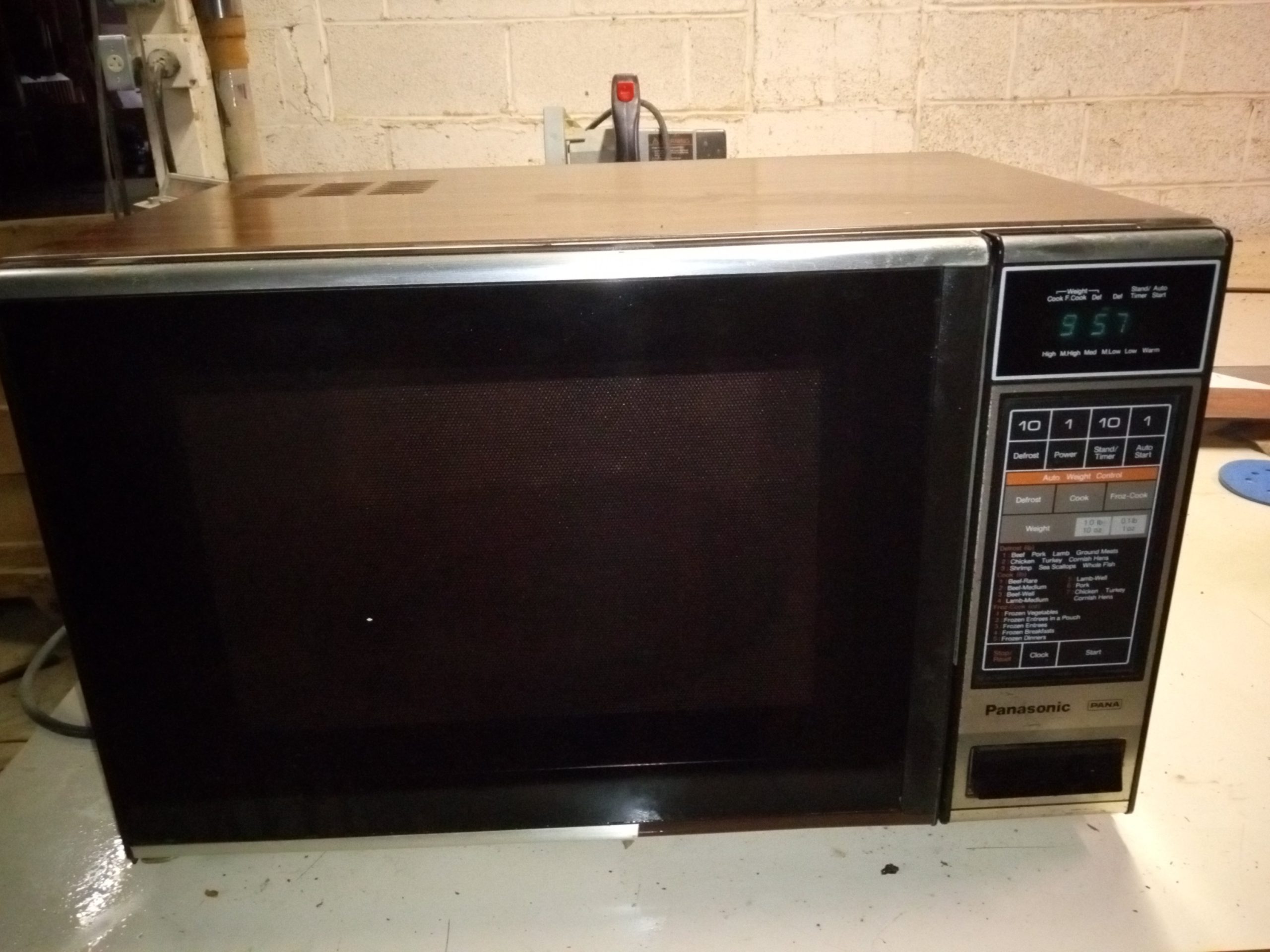 Panasonic microwave Shoppers Market