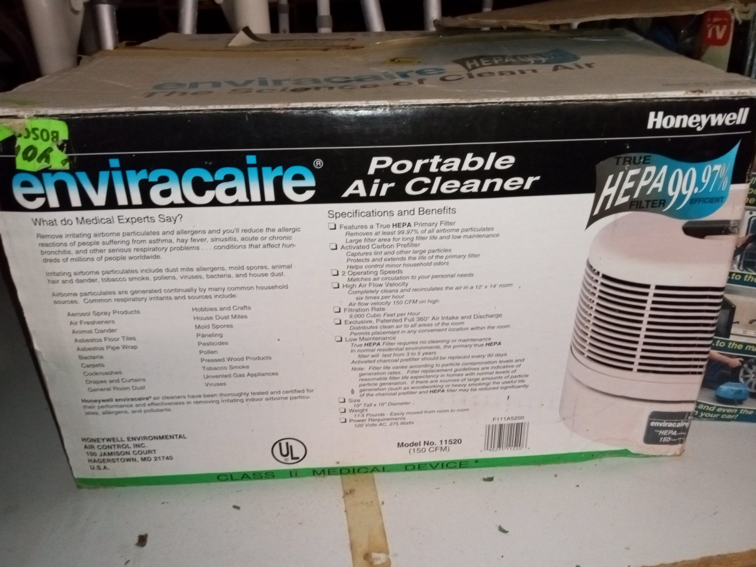 honeywell enviracaire filter